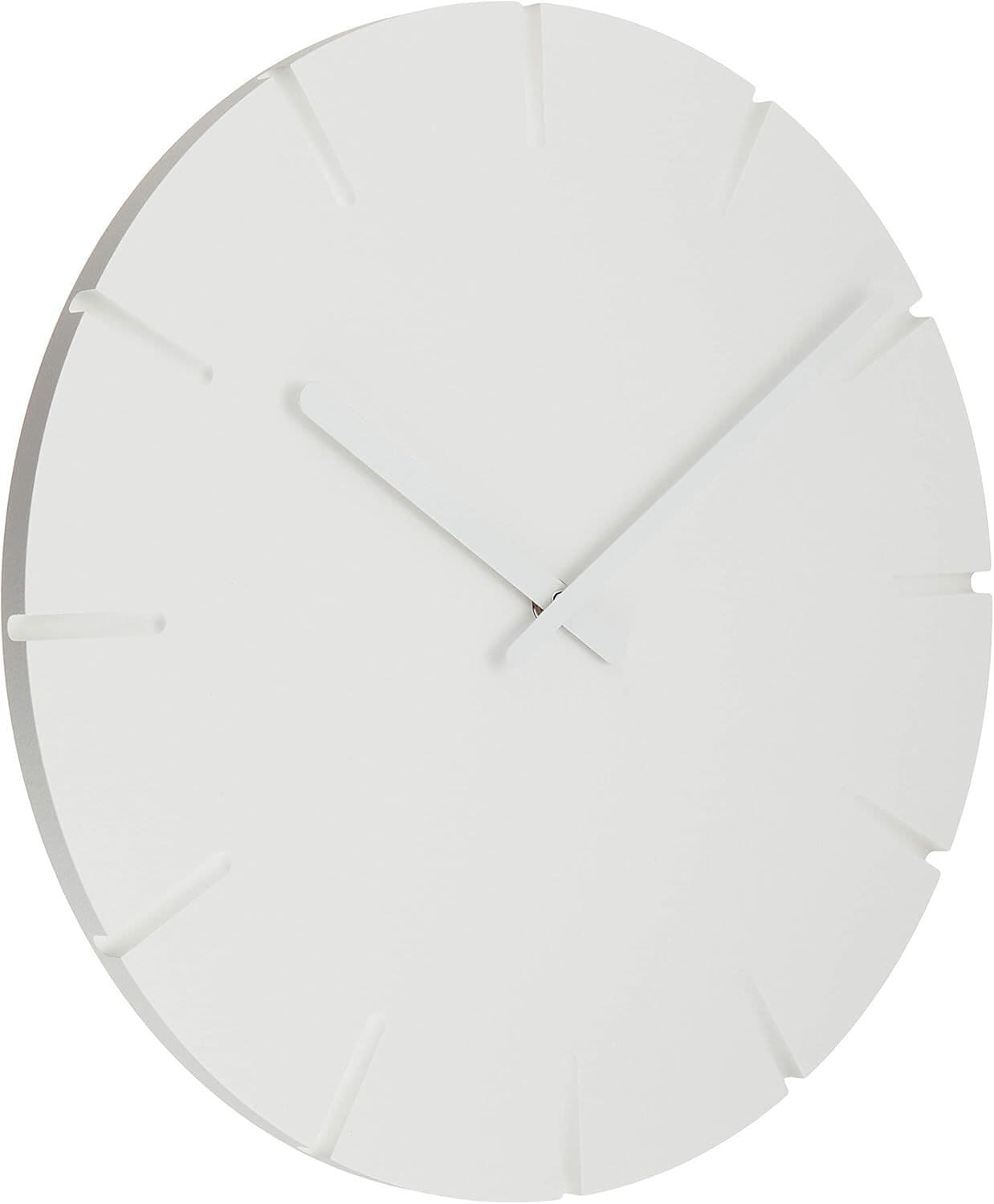 Lemnos Wall Clock Analog CARVED line NTL10-19C