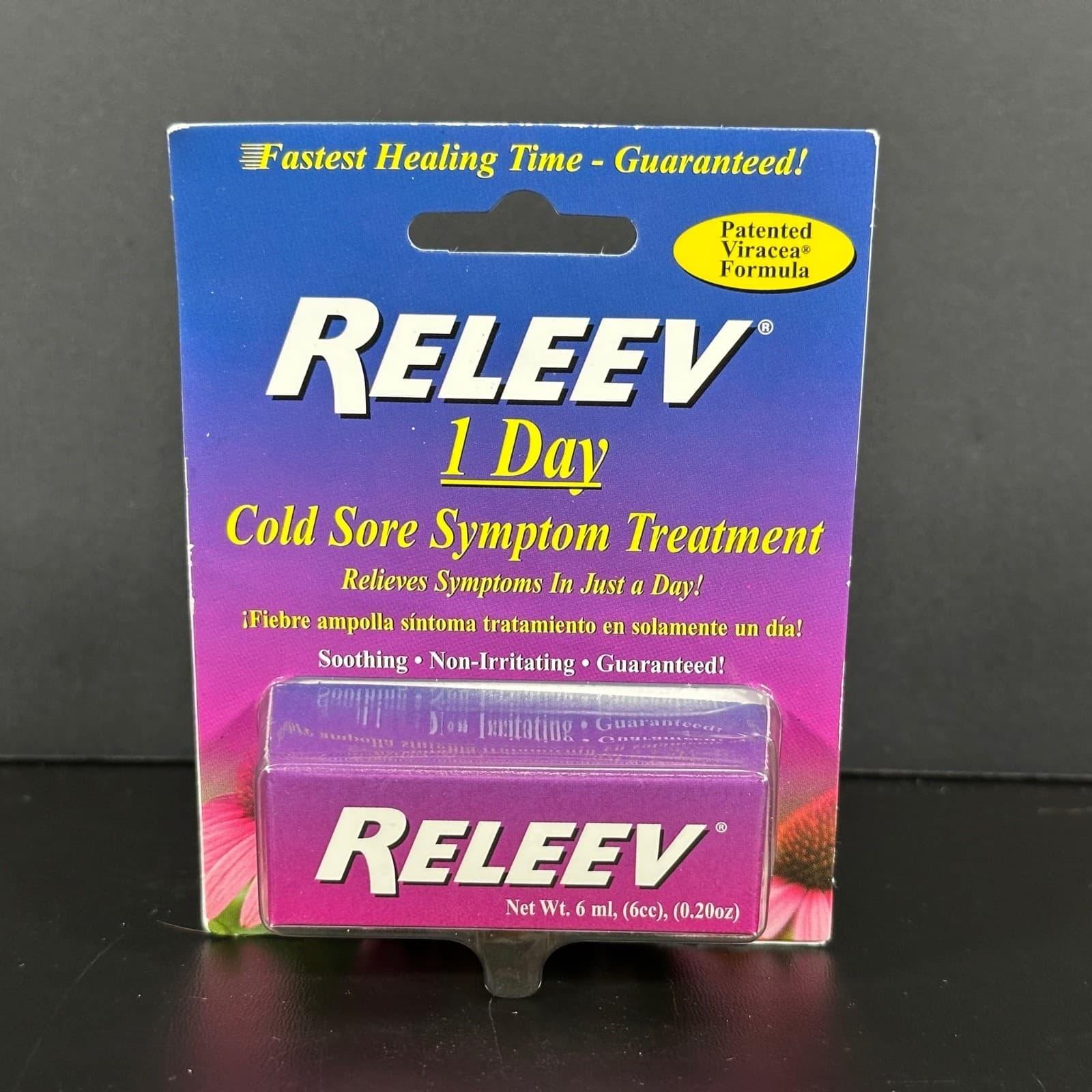 RELEEV 1 Day Cold Sore Symptom Treatment .20oz EXP 12/2026