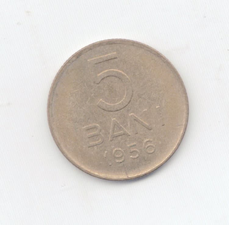 Romania Uncirculated 1956 5 Bani-Lot D2
