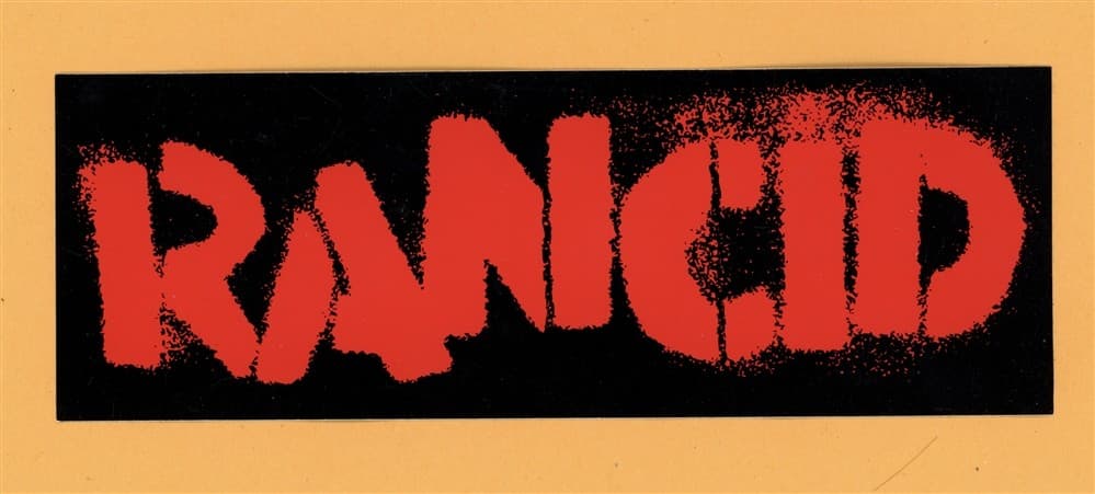 Rancid 1996 Vintage OOP Sticker