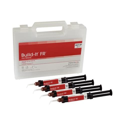 Pentron Clinical N32FE Build-It FR Core Material Mini Mix Opaceous White 4Pk 4mL