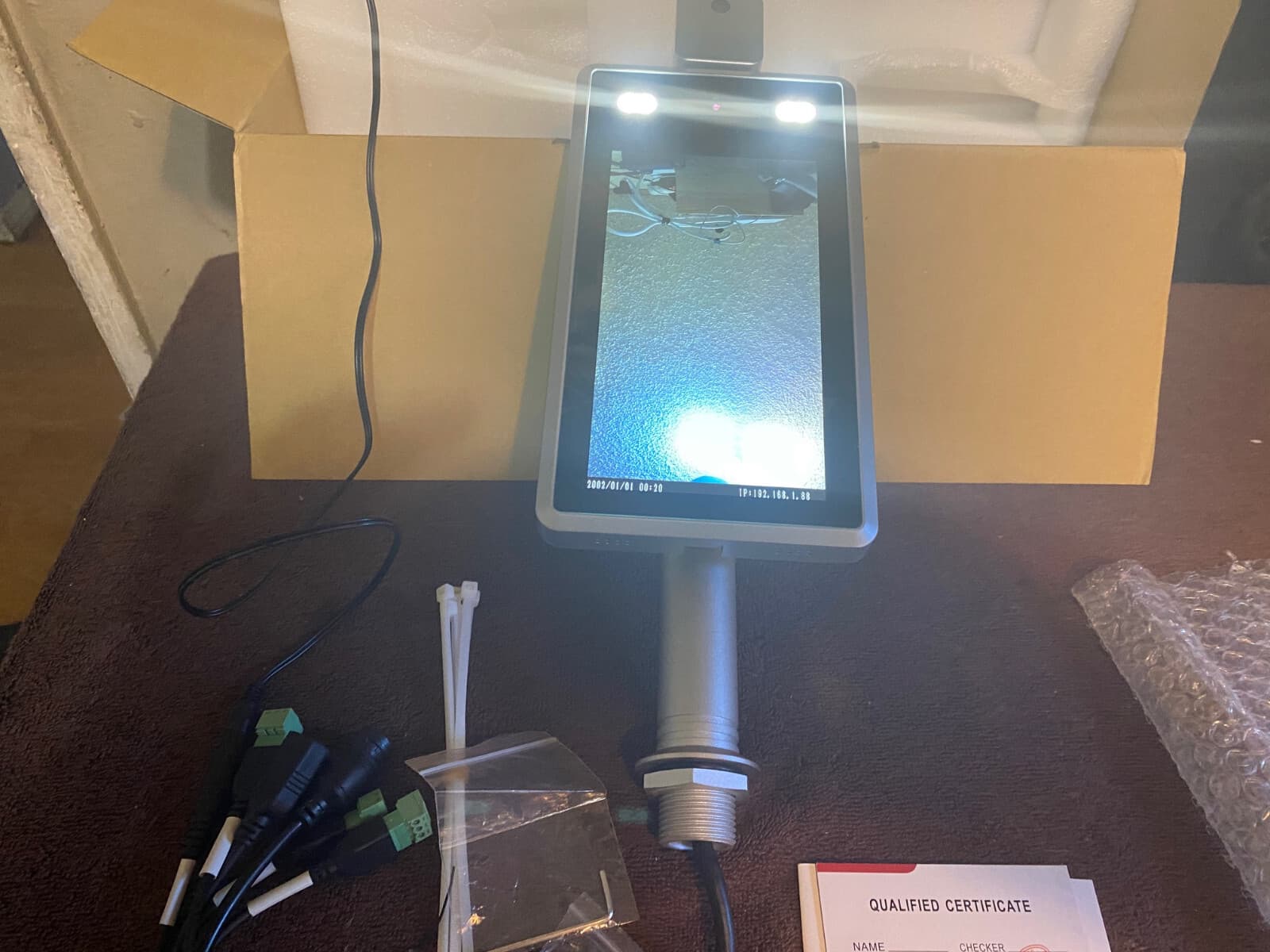 Thermal Face Recognition Access Control Camera Terminal iHM42-2T07-T2-EN