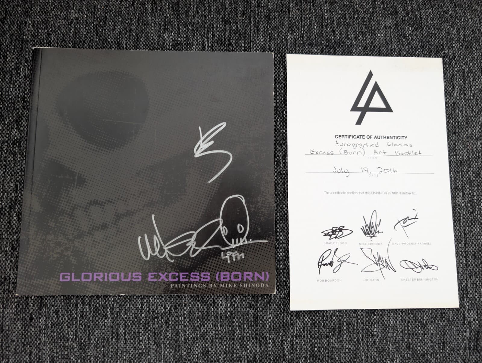 Mike Shinoda Glorious Excess (BORN) Signed