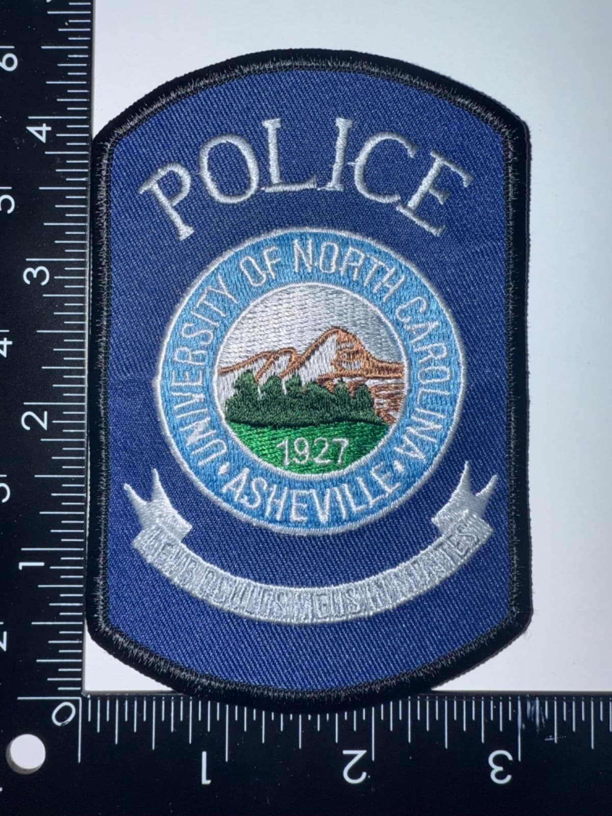 The University of North Carolina Asheville Campus Police Shoulder Patch Obsolete