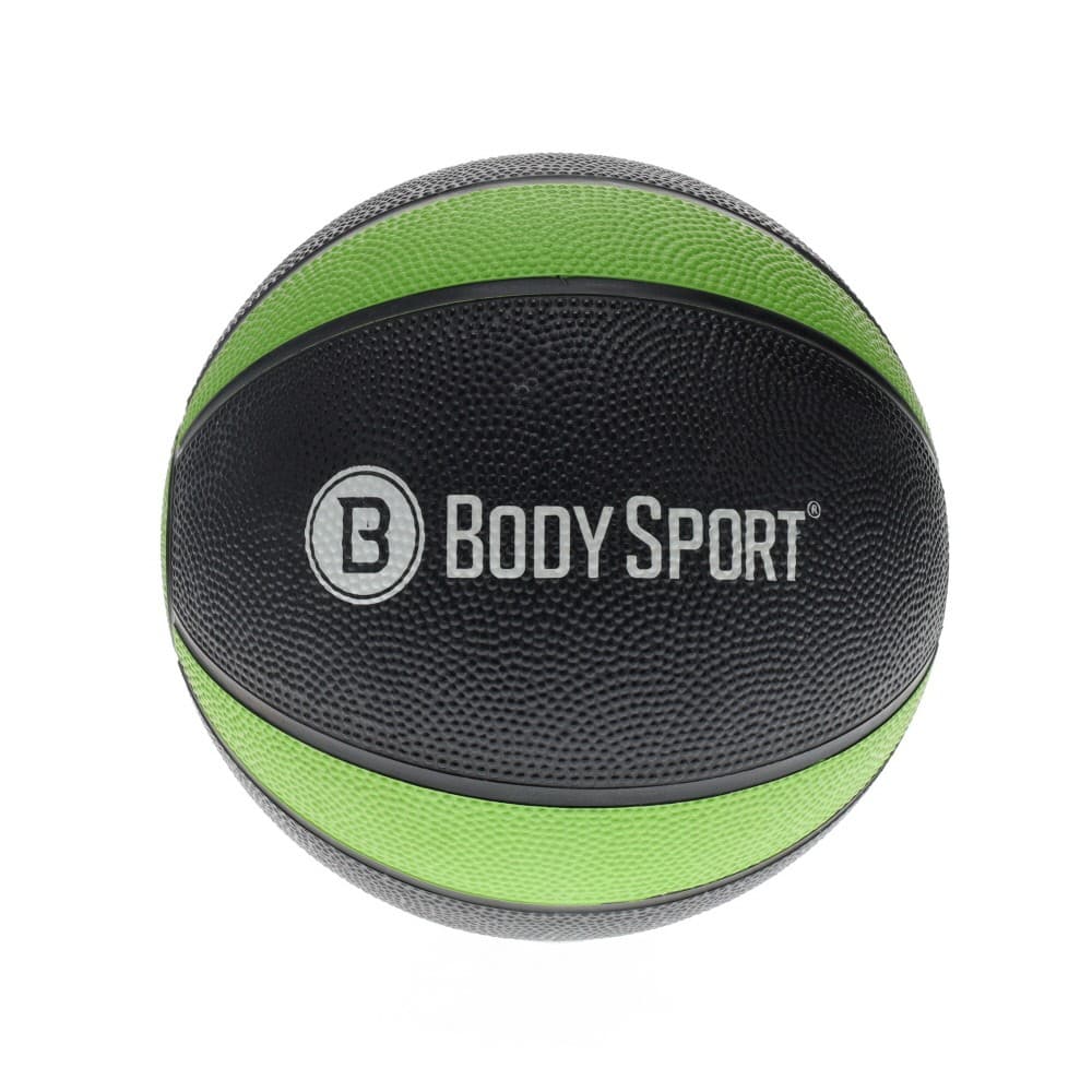 Body Sport Medicine Ball, 6 lb., 26.2-Inch Circumference, Green/Black