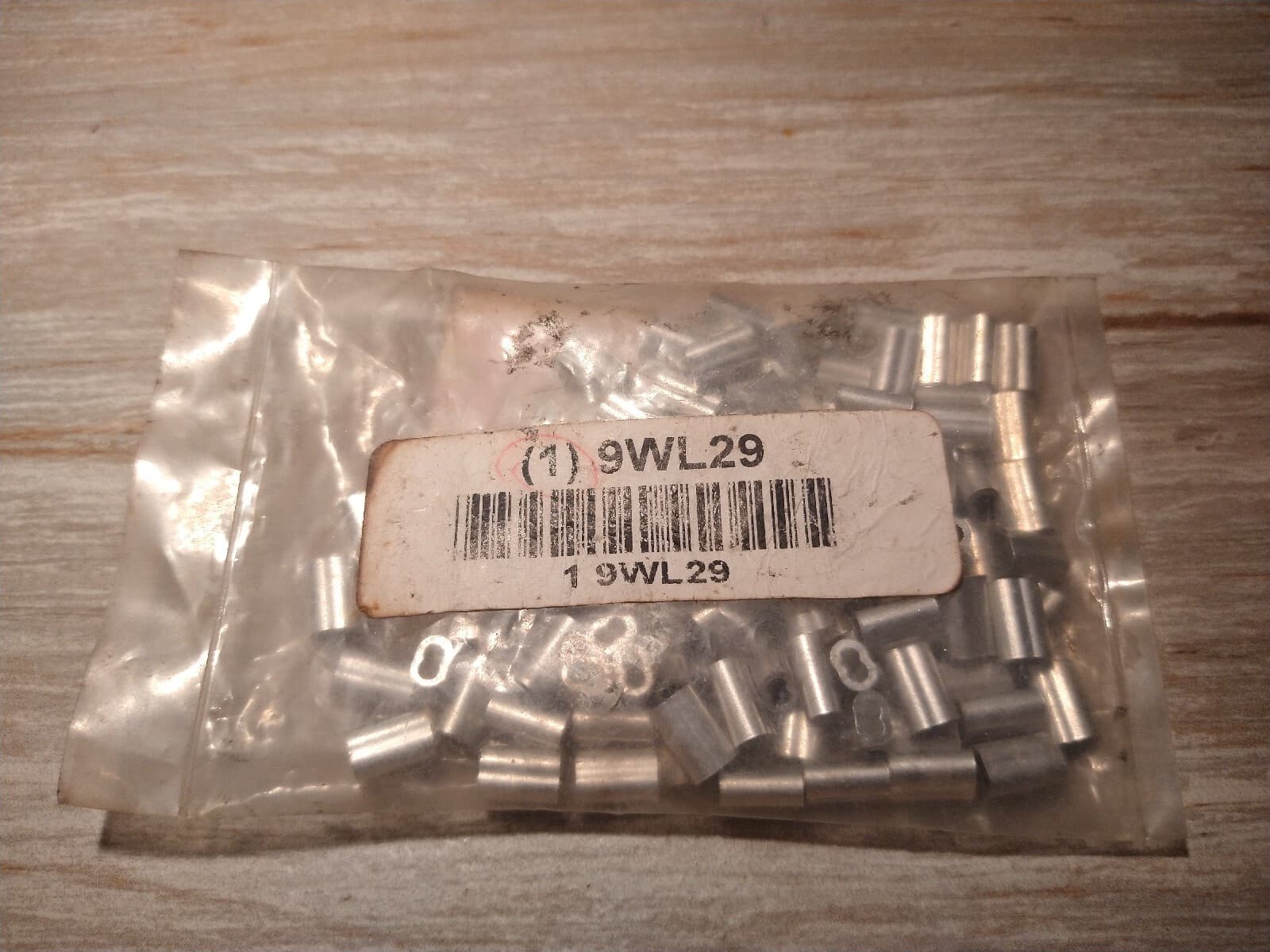 Aluminum Valve Tag Crimp Connector 100 Pack 9WL29 Y603769