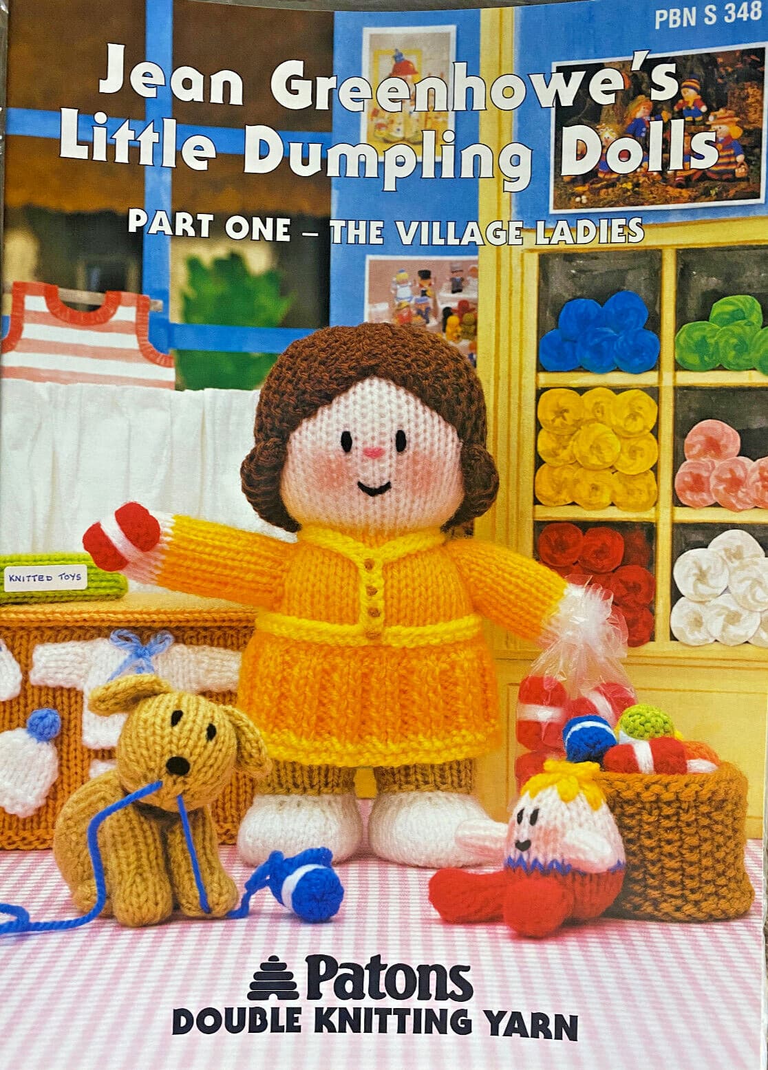 Jean Greenhowe's Knitting Pattern Booklet - LITTLE DUMPLING DOLLS (Part 1)
