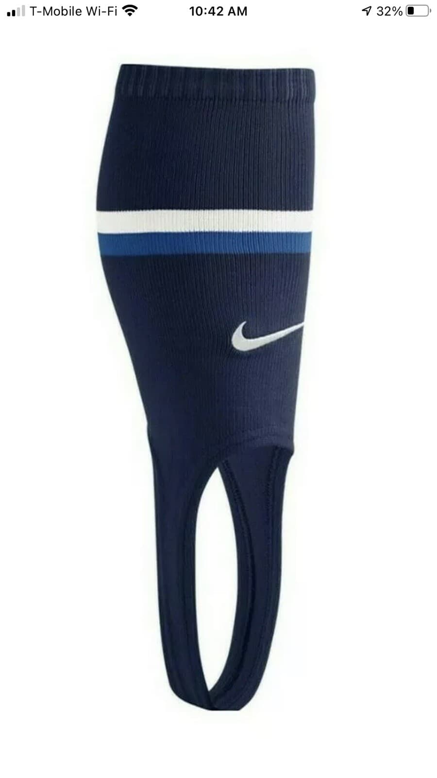 Nike Youth Vapor Stirrup Socks Navy Blue One Size MSRP $15 Baseball Softball New
