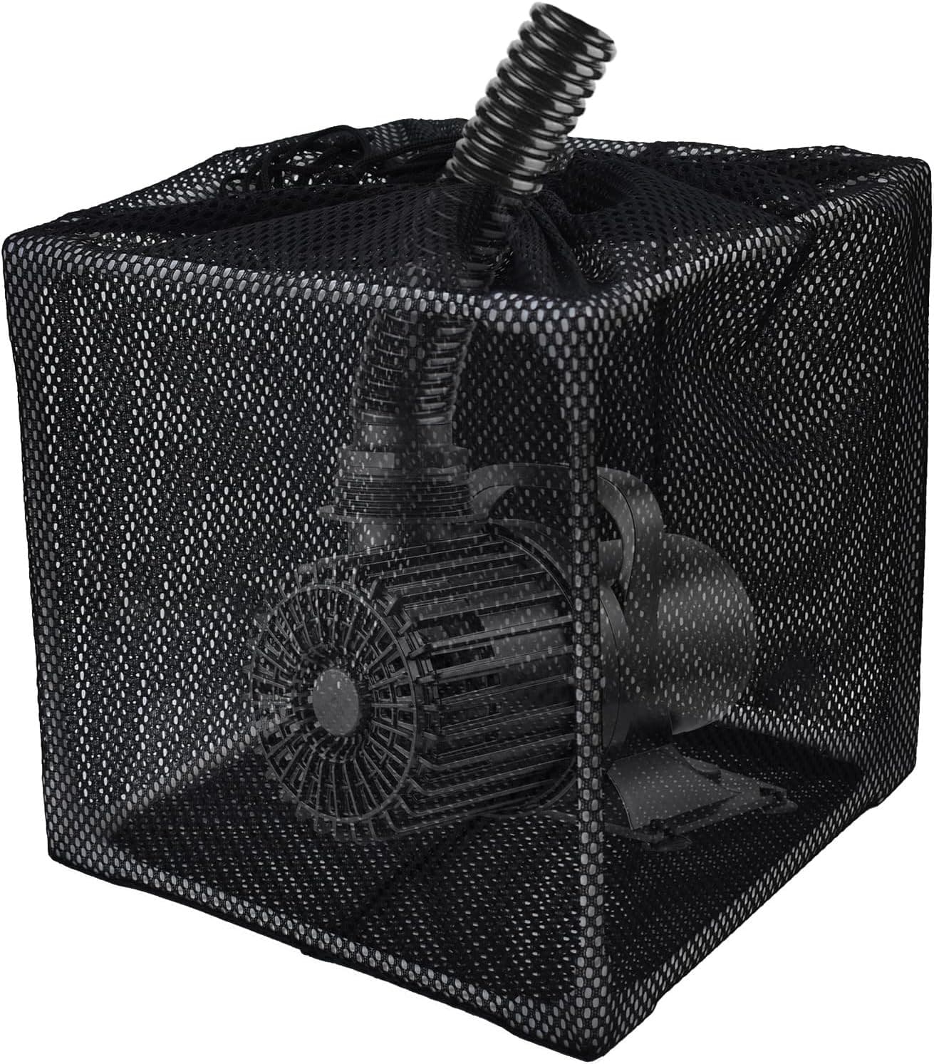Pond Pump Filter, 7 Inch Anti-Clogging Pond Filter Bag Mesh Water Pump Barrier B