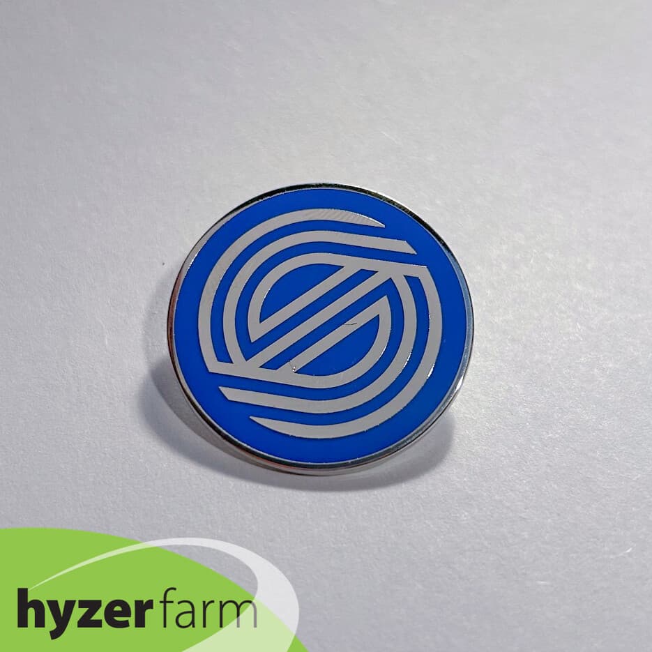 SIMONLINE LOGO *PICK YOUR COLOR* ENAMEL PIN Hyzer Farm disc golf Bag/Shirt Pin
