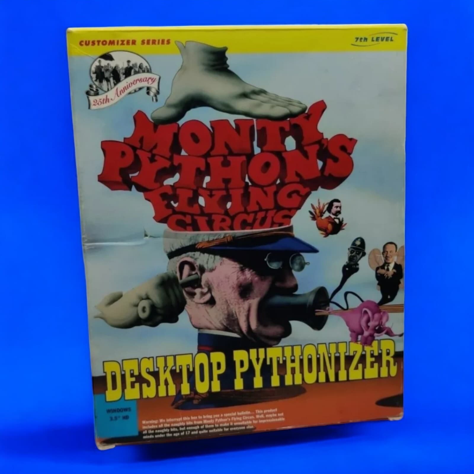 Monty Pythons Flying Circus Desktop Pythonizer PC 3.5'' Big Box Vtg Software