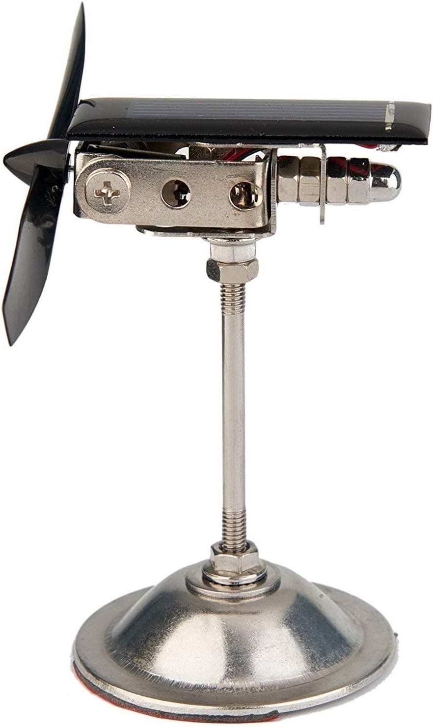 Solar Power Windmill Black Propeller Creative Solar Car Rotating Windmill Orname