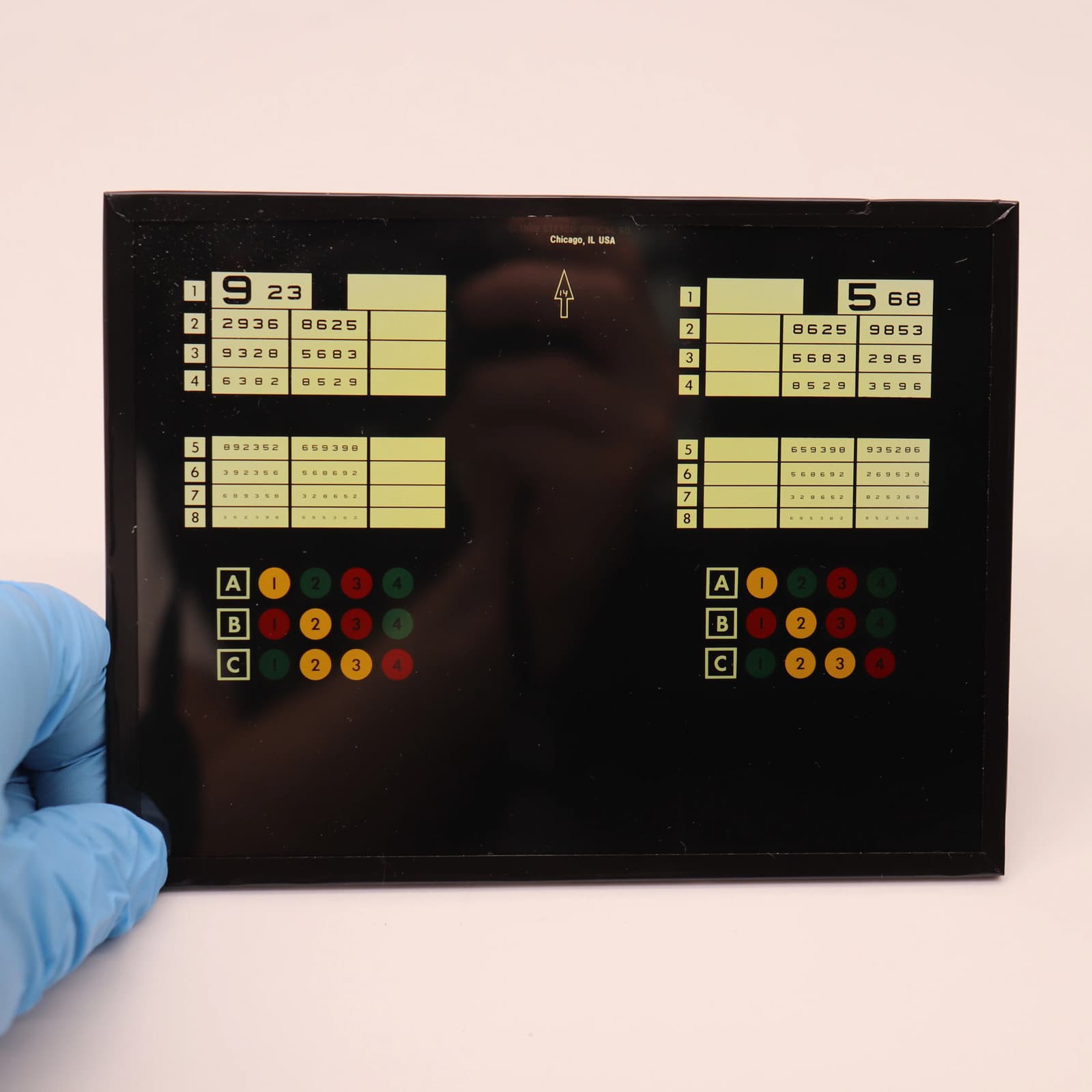 Stereo Optec 1000 DMV Vision Tester / Screener Replacement Slide