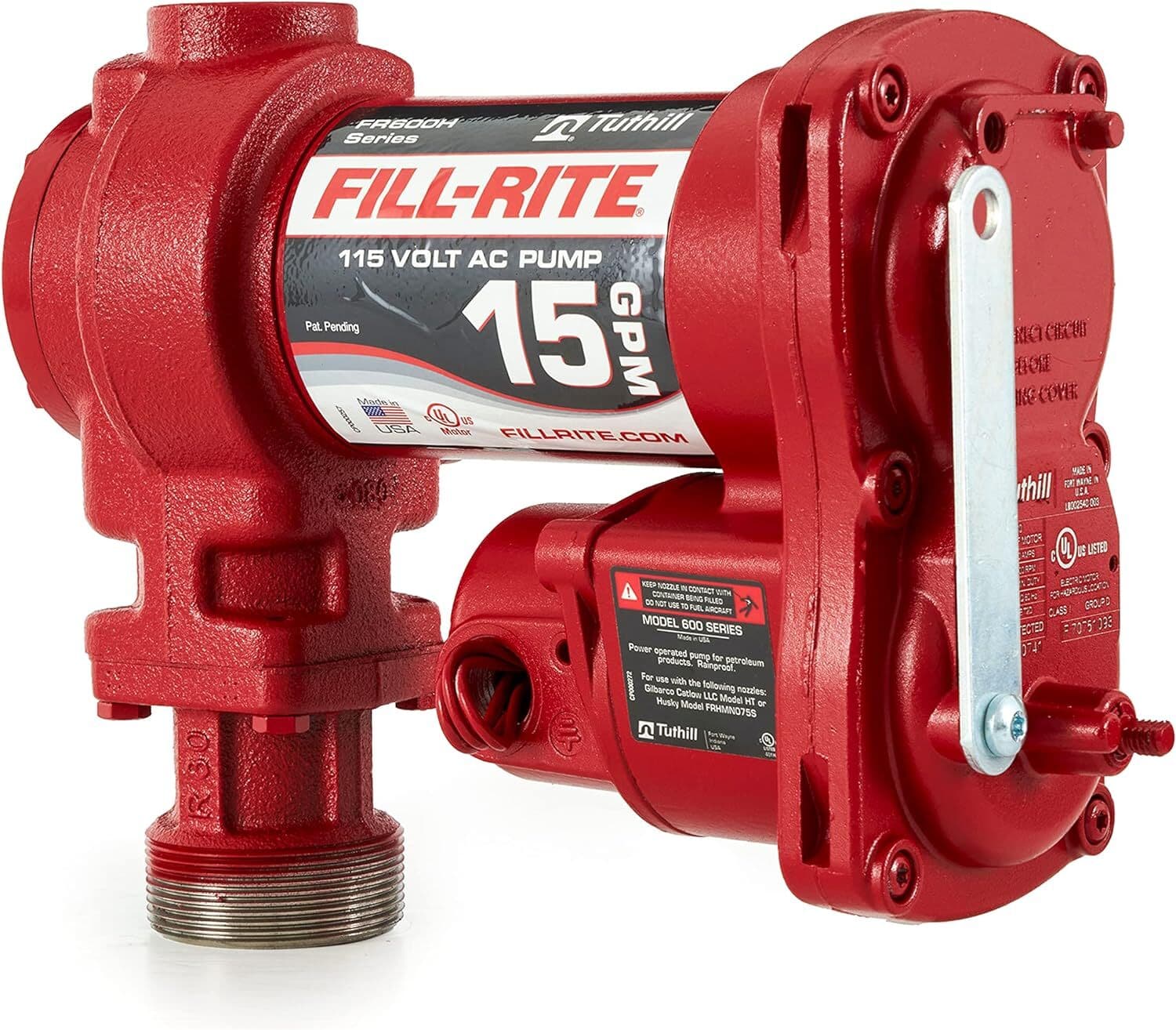 Fill-Rite FR604H 115V 15 GPM Fuel Transfer Pump (Pump Only)