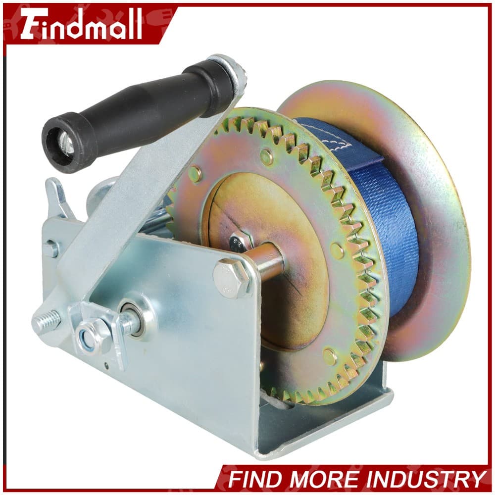 Findmall 3500 lbs Hand Winch & Boat Trailer Crank Winch With 10 m Strap Winch