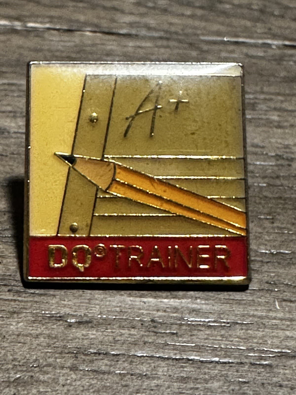 DQ Dairy Queen Enamel Backpack Lapel Hat Pin Trainer