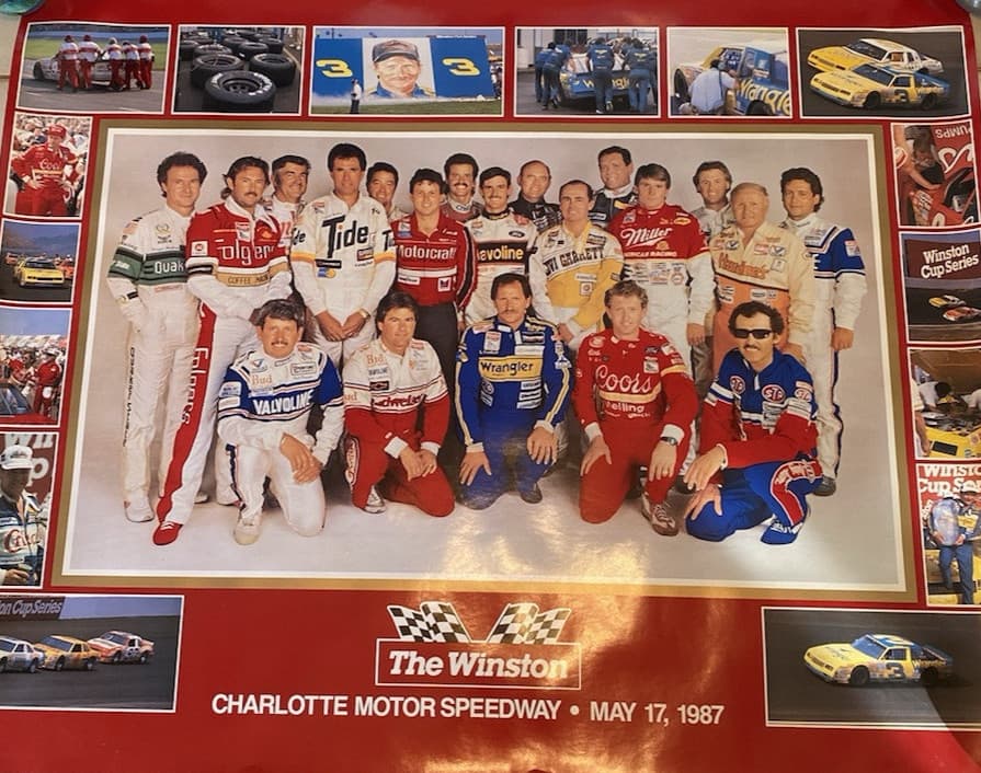 R.J.Reynolds The Winston 1993 store display Poster Richard Petty, Dale Earnhardt