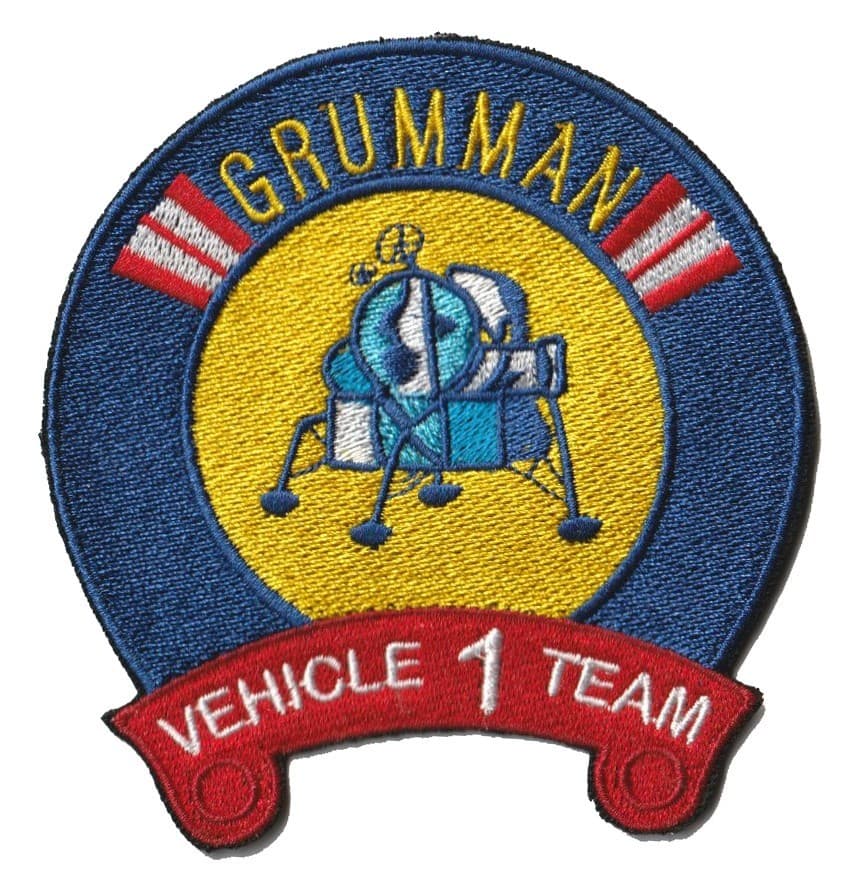Grumman Vehicle Team 1 Apollo LEM patch lunar space program