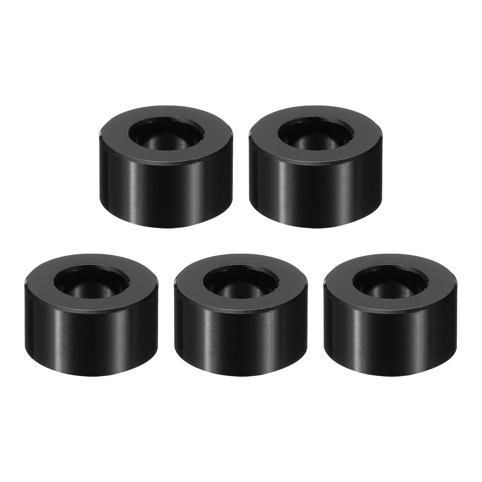 5 Pcs M10 Aluminum Spacers Metal Spacer Aluminum 3/8" ID x 3/4" OD x 3/8" L