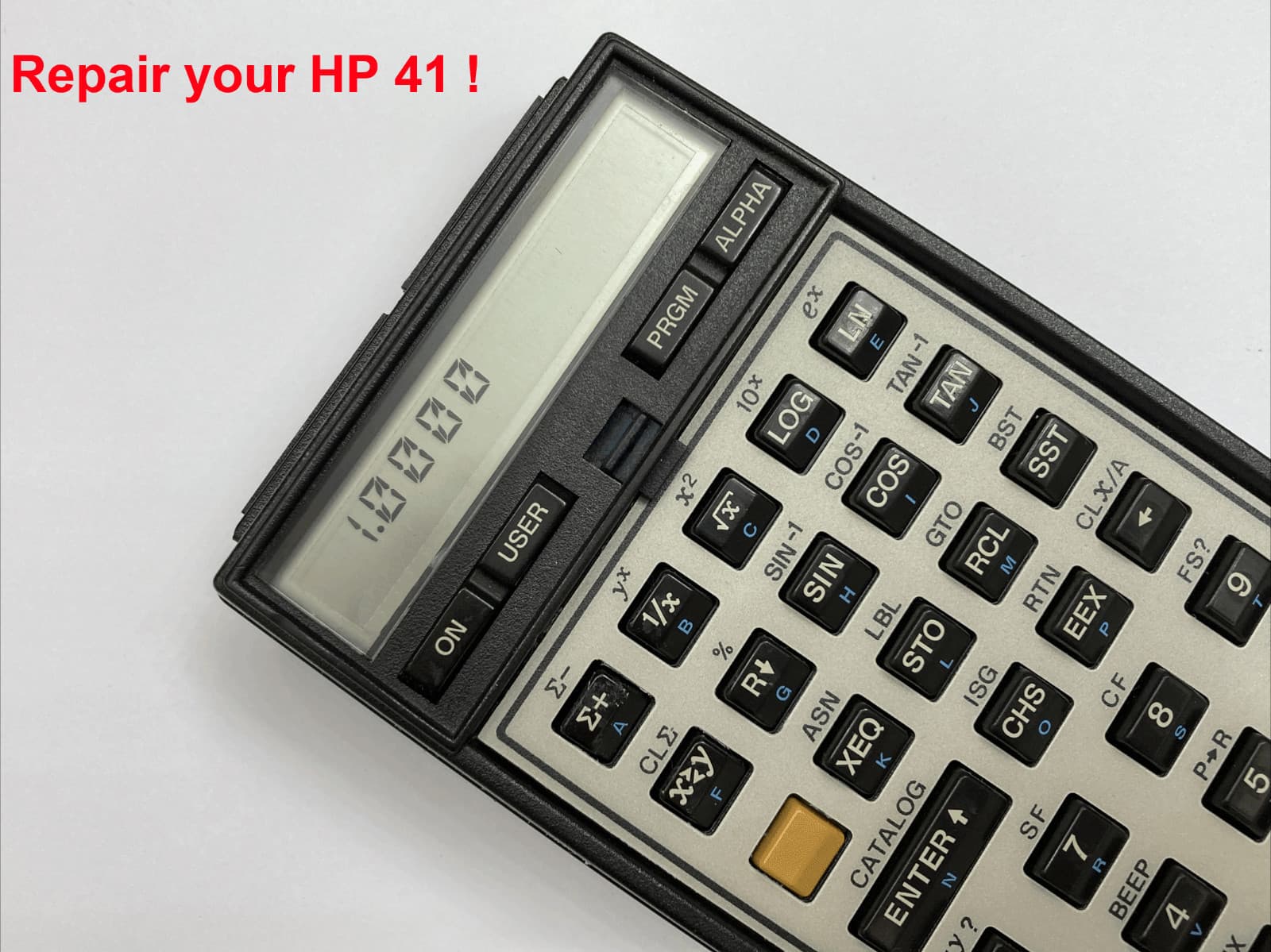 Hewlett Packard HP 41C 41CV 41CX Calculator Repair service