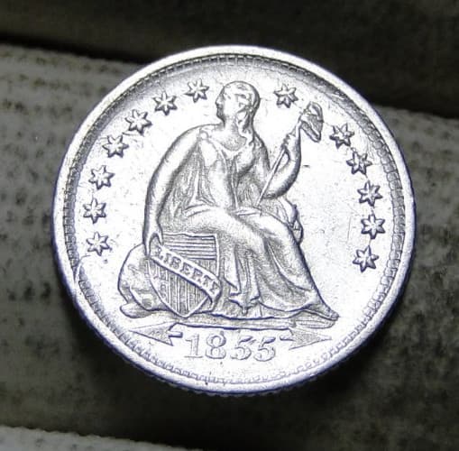 1855-O Seated Liberty Half Dime
