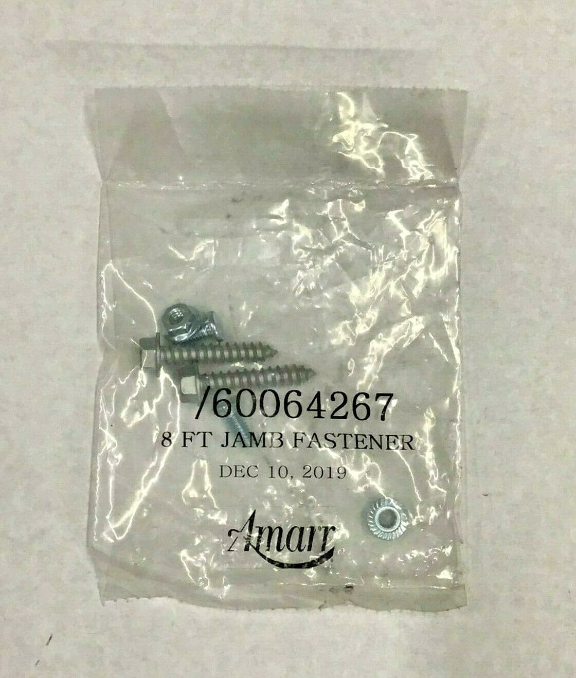 Two 2" Wood Lags & 2 Track Bolts w/ Hex Bolt Garage Door Overhead Hardware Parts