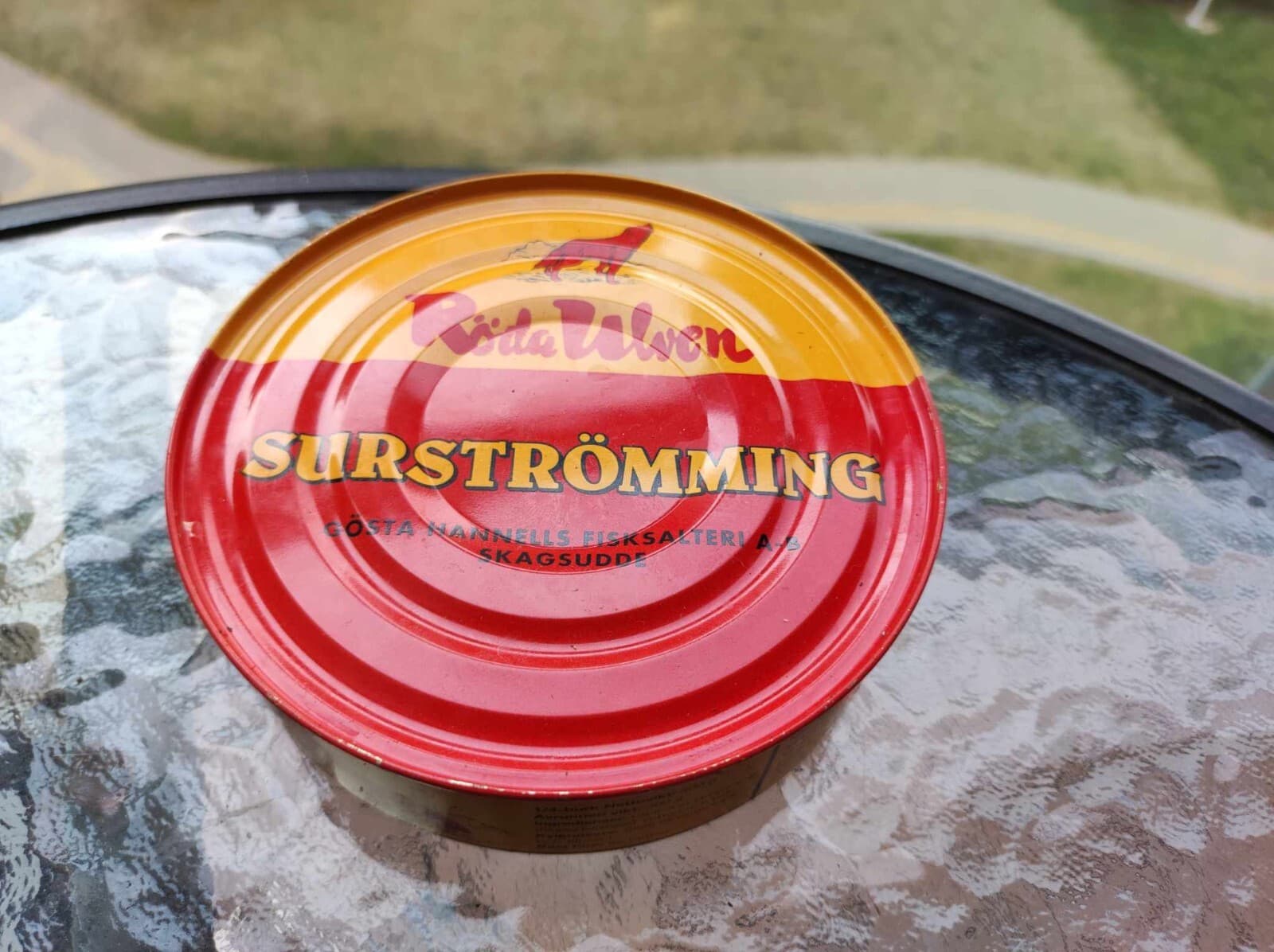 Surstromming Swedish Traditional Fish Fermented Herring Smelly Can Party Prank