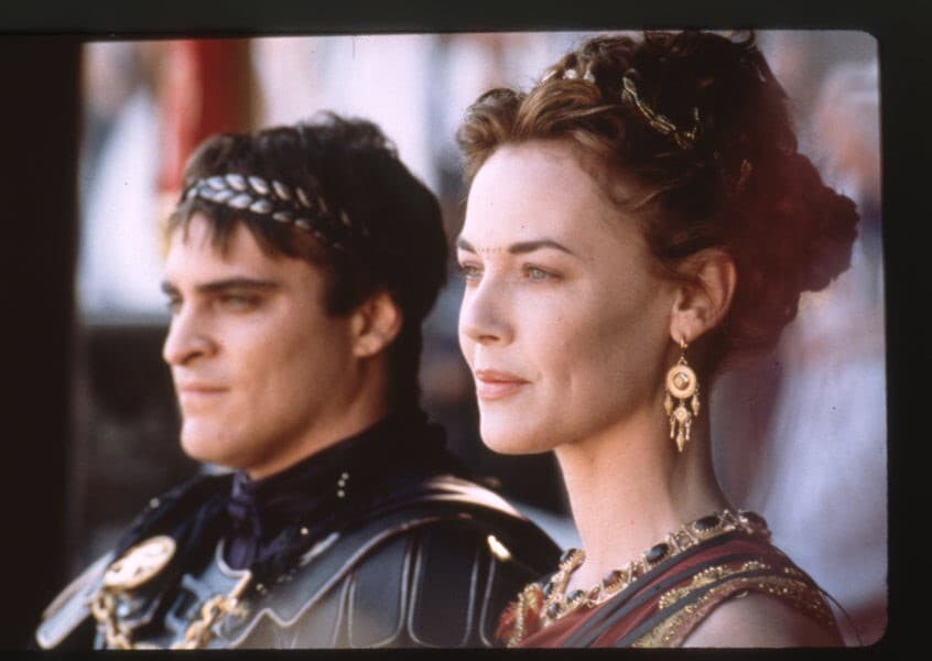 Gladiator Joaquin Phoenix Connie Nielsen Original 35mm Transparency Stamped 2000