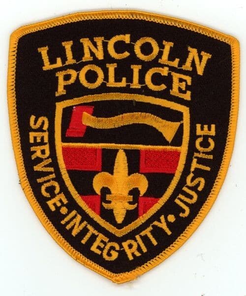 RHODE ISLAND RI LINCOLN POLICE NICE SHOULDER PATCH SHERIFF