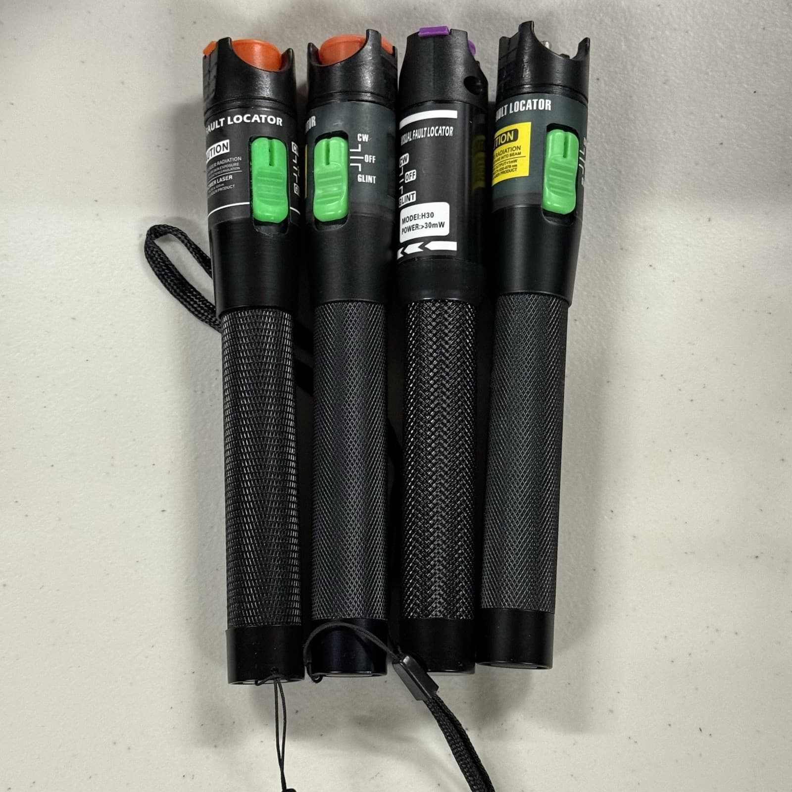 Lot Of 4 Fiber Optic Visual Fault Locators 30mW
