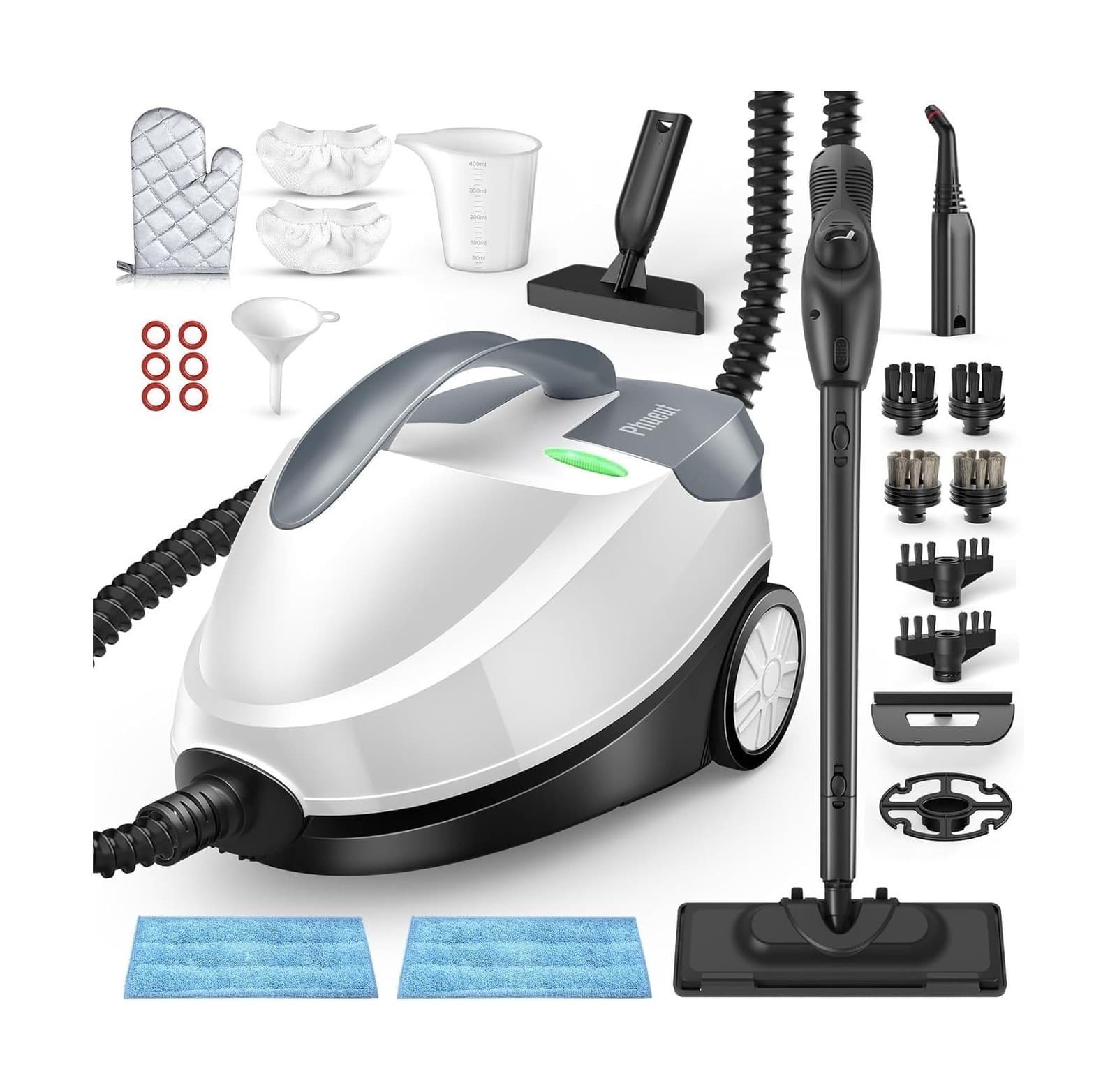 Steam Cleaner with 28 Accessories for Home, 1800W Powerful Multipurpose Steam...