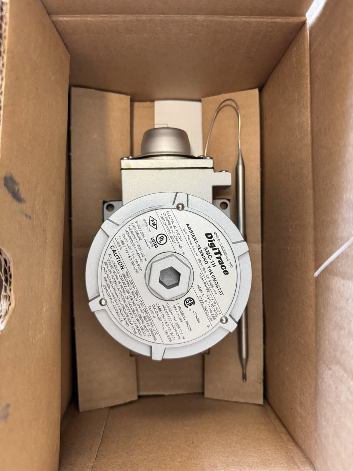 DigiTrace AMC-1H Ambient-Sensing Thermostat NEW