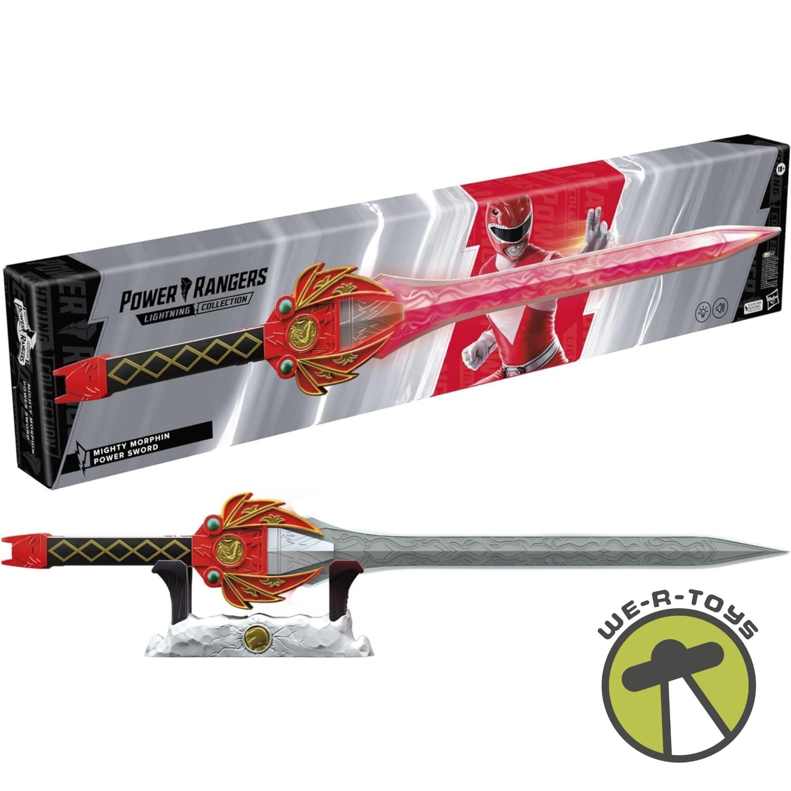 Power Rangers Lightning Collection Mighty Morphin Red Ranger Power Sword