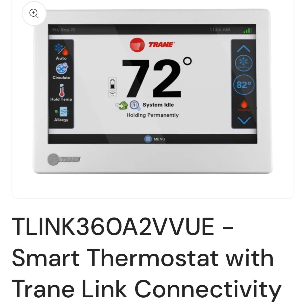 Trane Link UX360 Smart Thermostat and SC360 System Controller