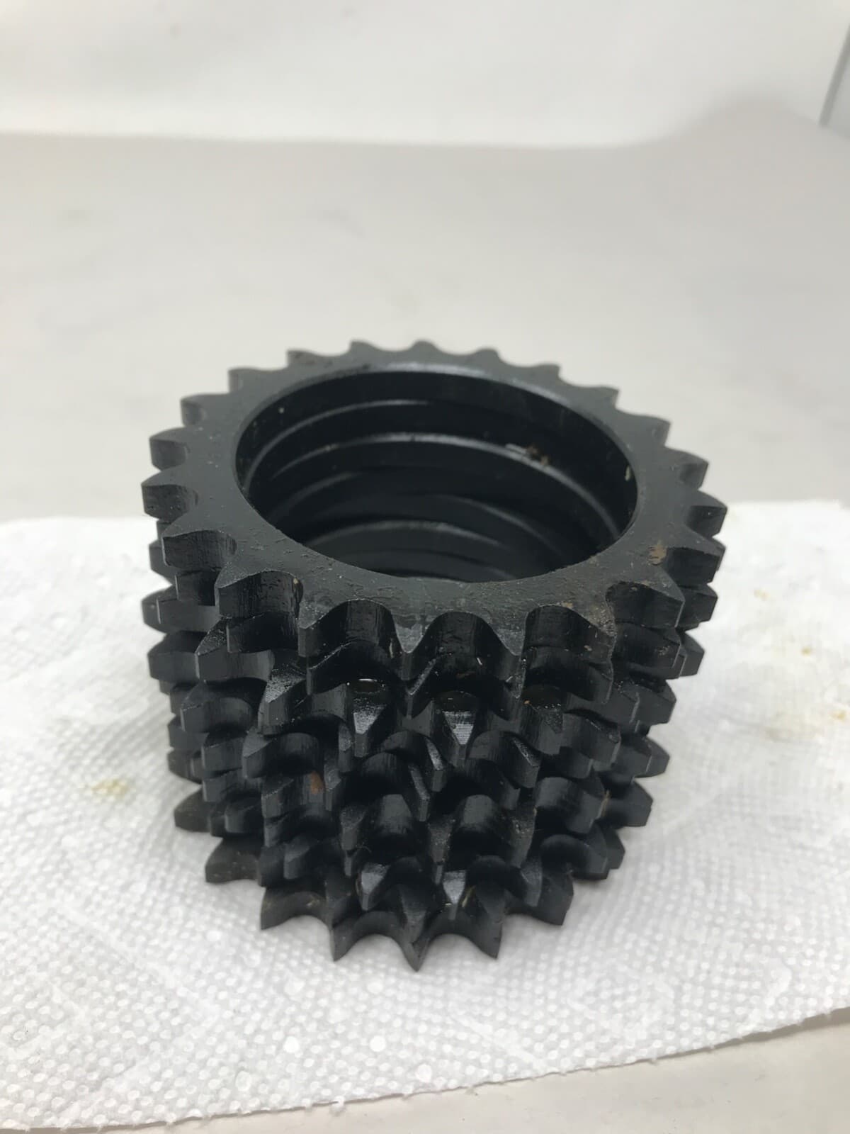 (10) 40X21 Tooth Sprocket No. 40 Roller Chain Drive 2.5" Bore Weld On Blank Hub