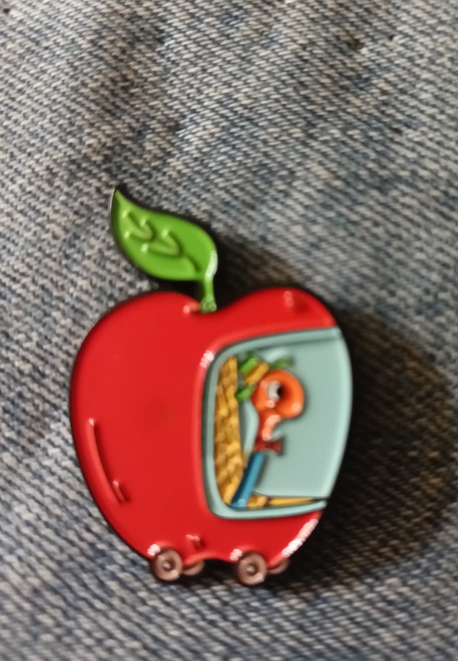 LOWLY WORM- ENAMEL PIN-SHIP ALL THE PINS YOU BUY FOR $4.99 VISIT OUR STORE