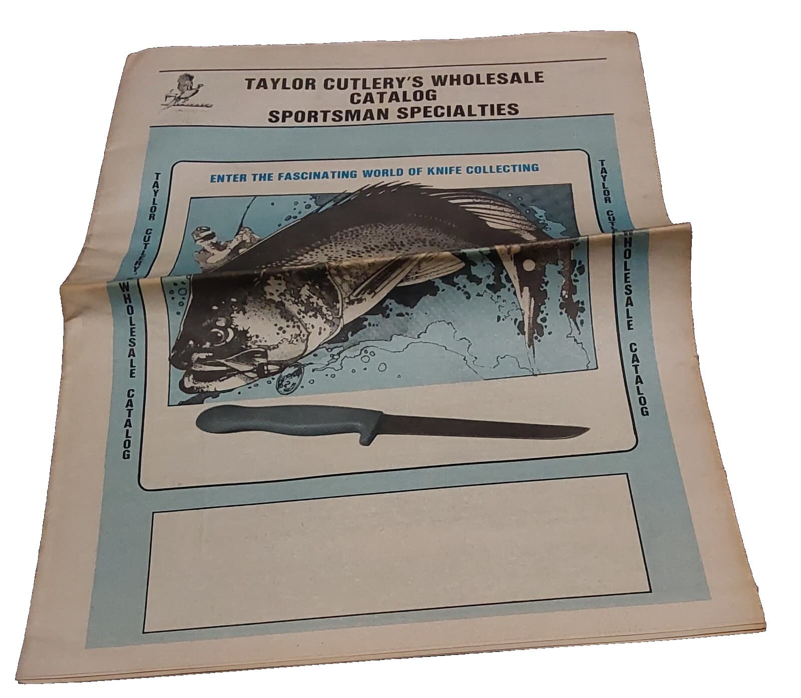 Taylor Cutlery's Paper Wholesale Catalog Sportsman Specialties Knife Collecting