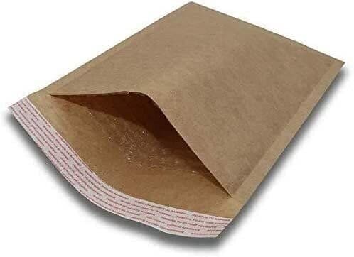 250 #0 6x10 Kraft Natural Paper Padded Bubble Envelopes Mailers Case 6''x10''