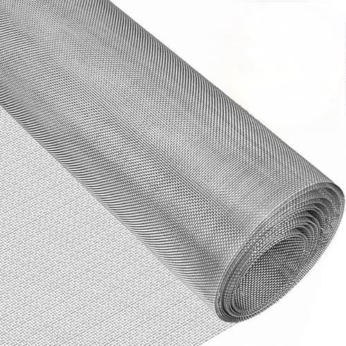 Wire Mesh Stainless Steel Filter Screen Sheets 30x120cm 30 Fine Silver Woven Wir