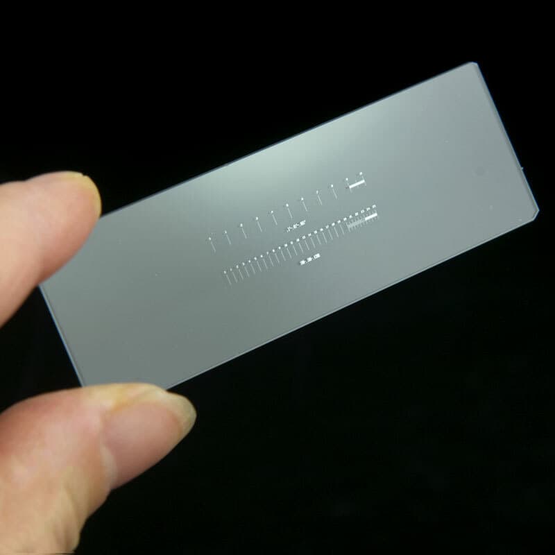Multifunctional Micrometer Graticule Calibration Slide Microscope Reticle Ruler