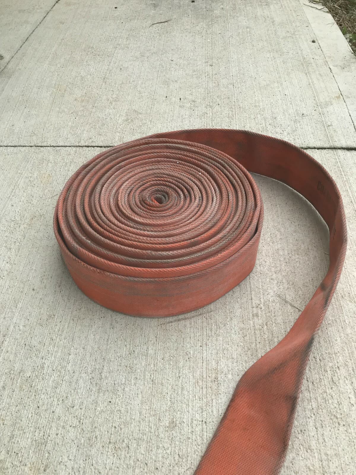 4 1/4" wide Fire hose for boat docks, abrasion protection etc. 10’ length