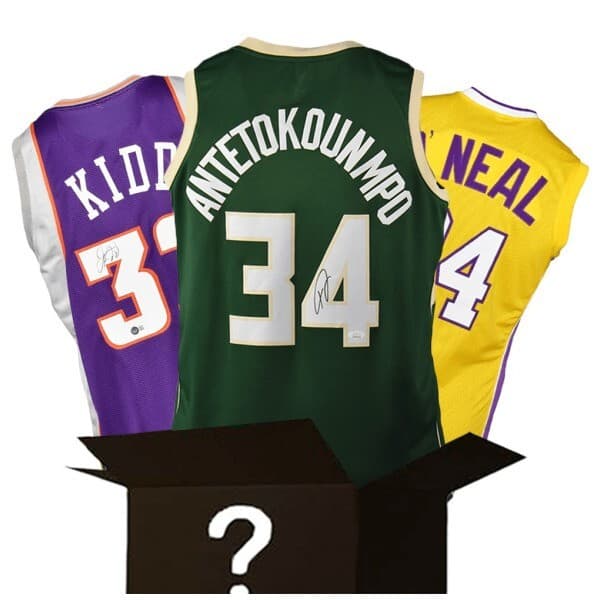 NBA Autographed Jersey Box Mystery Signed with COA NEW SERIES