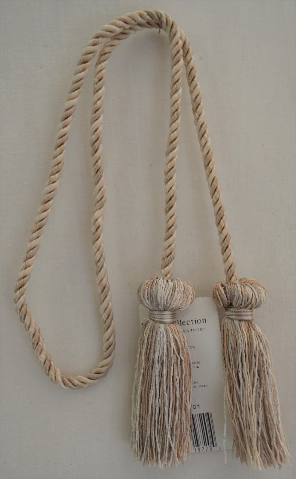 Curtain & Chair Tie Back -27"spread with 3" double tassel - 17 colors!!!