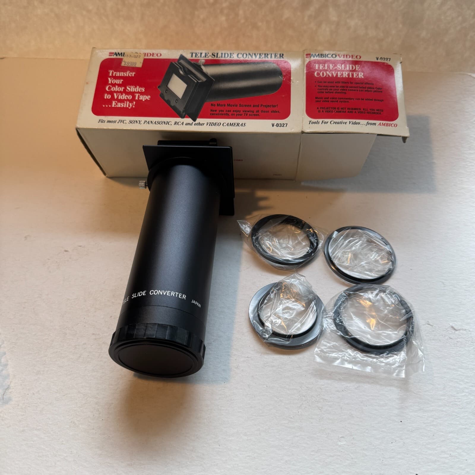 Vintage Ambico Tele-Slide Converter (Transfer 35mm Slides to Video Tape)