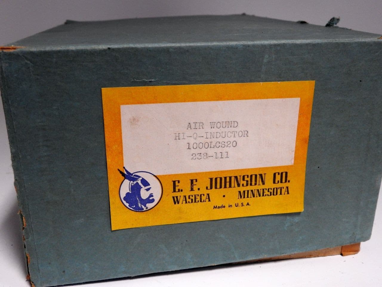 NEW UNUSED BOXED JOHNSON 1000LCS20 1000 WATT 20 METER PLUG-IN 4" DIAMETER COIL