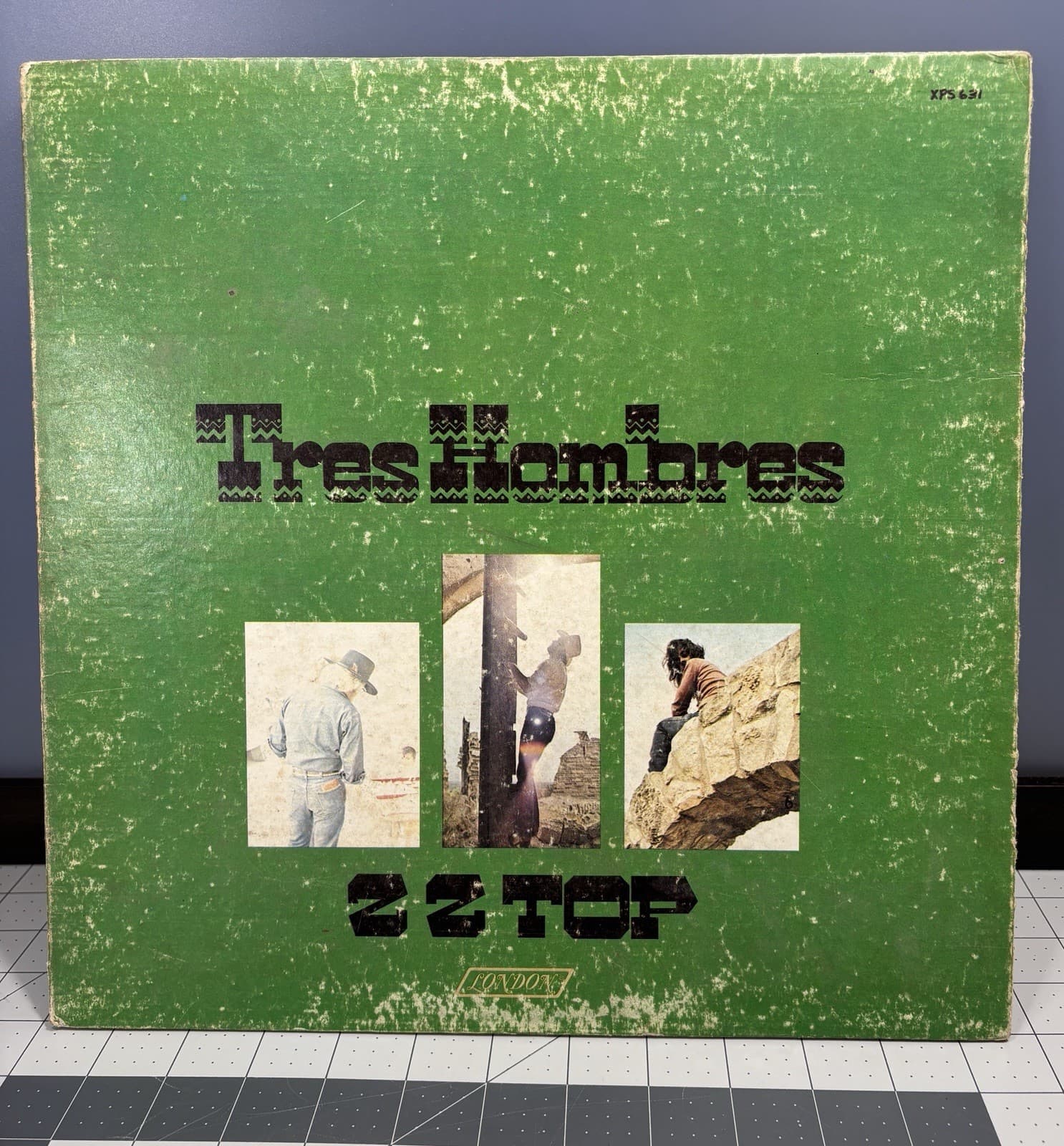 Vtg ZZ Top “Tres Hombres” Album Vinyl LP London Records USA Stereophonic 1973