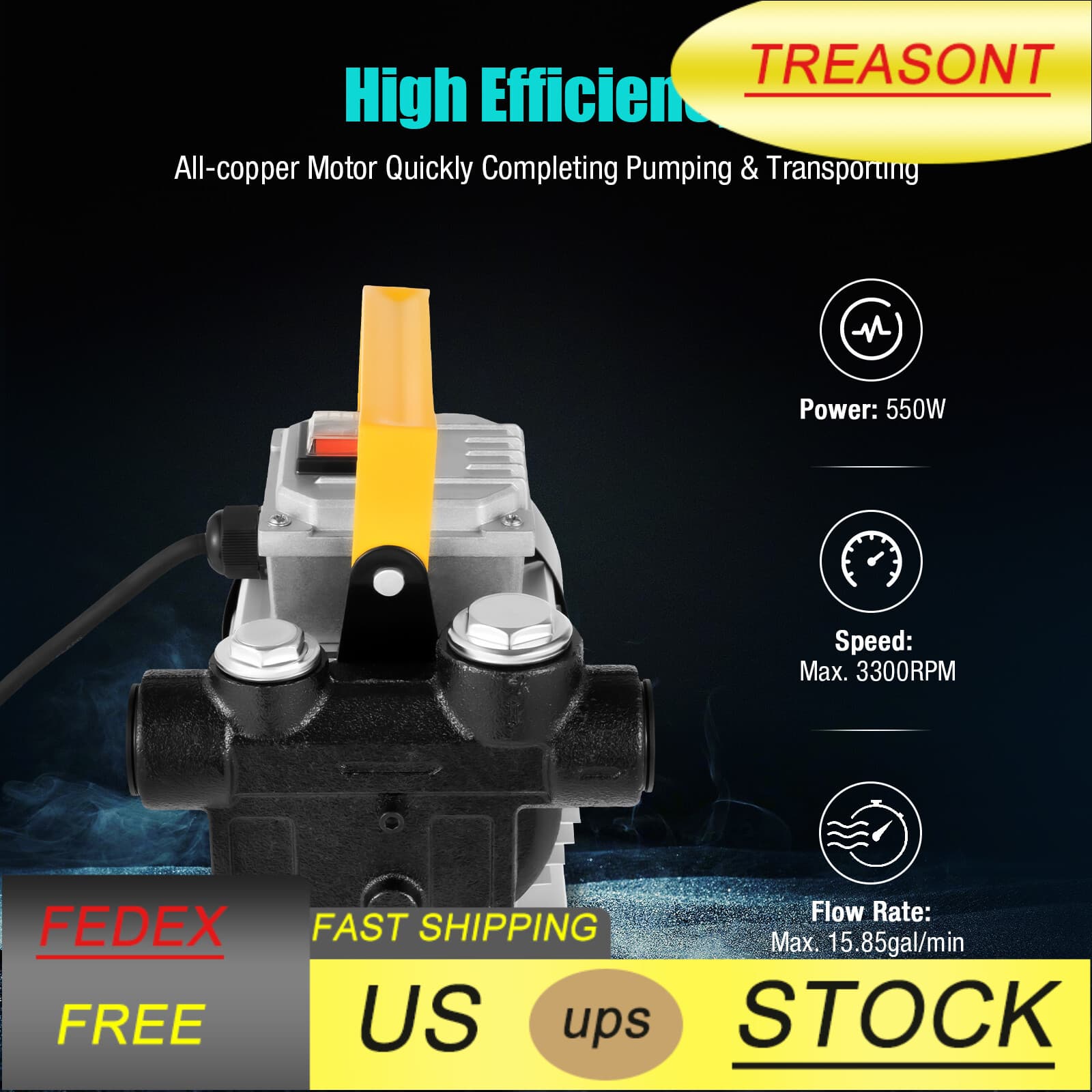 Electric Oil Pump Fluid Extractor Diesel Kerosene Fuel Transfer Self Priming