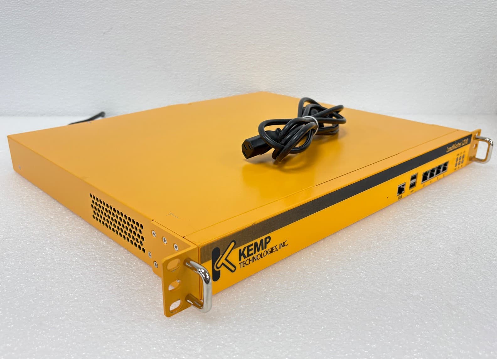 USED | Kemp NSA1042N8-LM2200 LoadMaster 2200 Load Balancer - Yellow w Power Cord