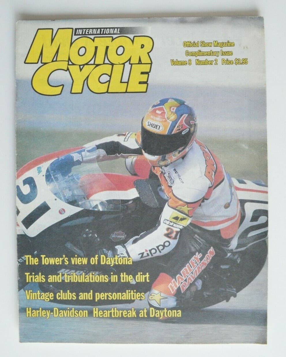 INTERNATIONAL MOTOR CYCLE Volume 8 Number 2 Harley Davidson Daytona