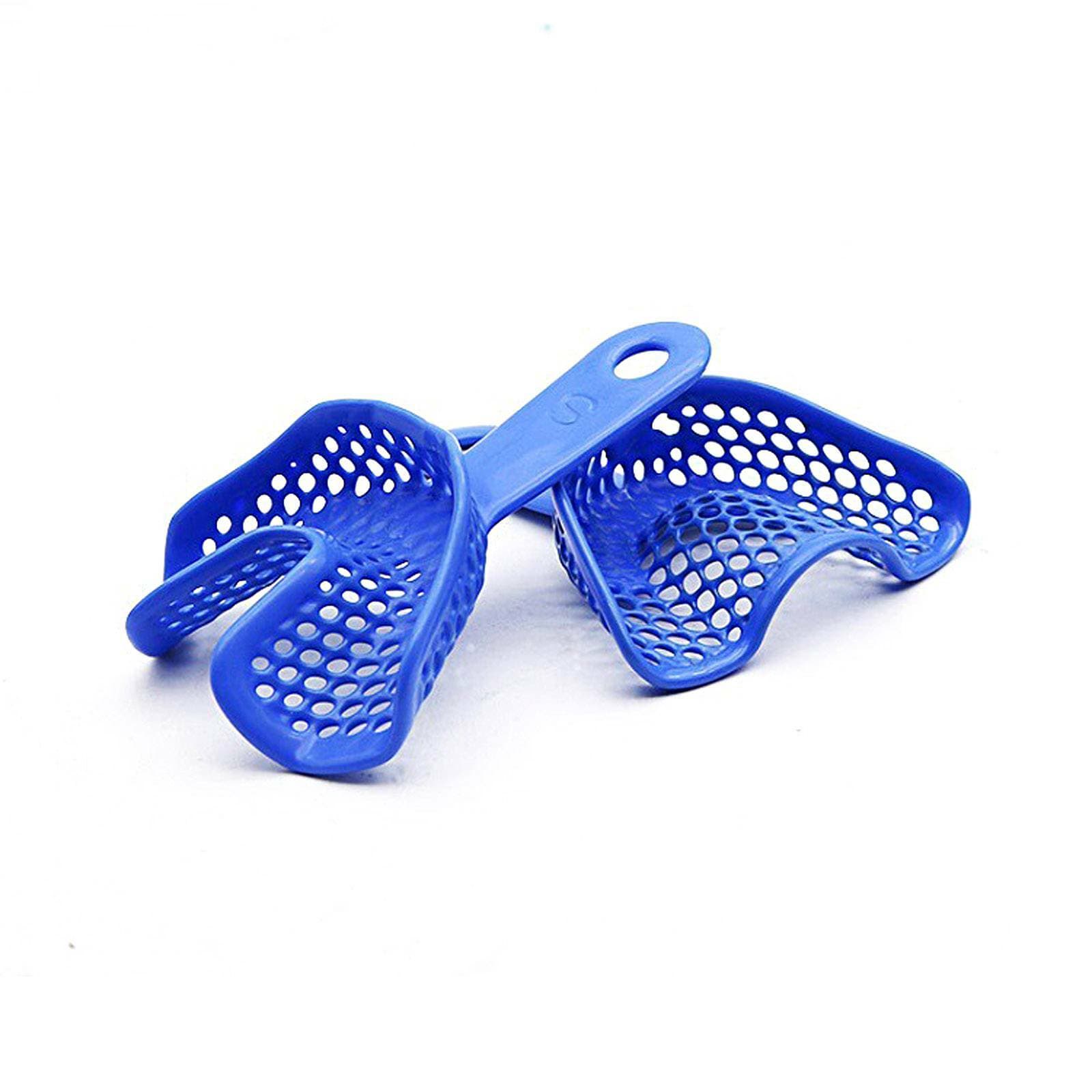 Dental Plastic-Steel Impression Trays Denture Model Upper & Lower Autoclavable